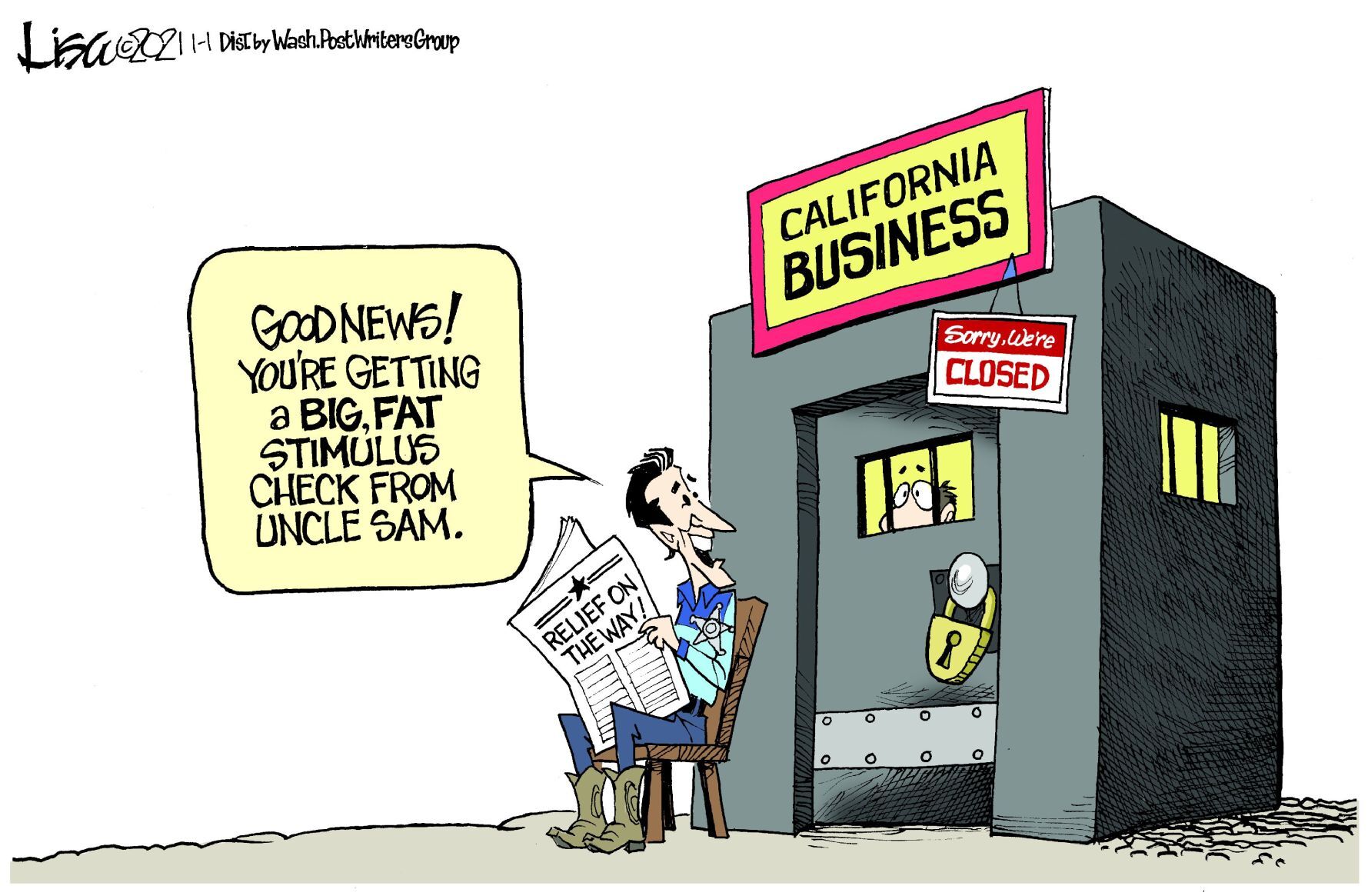 Lisa Benson cartoon